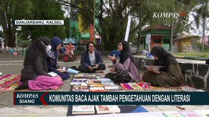 Pupuk Kebiasaan Baca, Komunitas Pegiat Literasi di Banjarbaru Ajak Warga Membaca Rutin Tiap Minggu