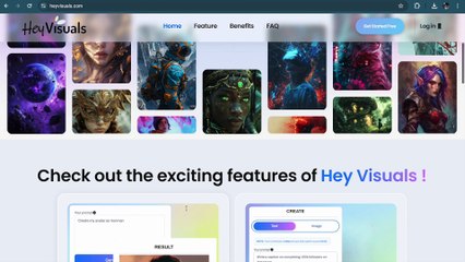 How Hey visuals AI works?