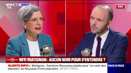 Bientôt un nom pour Matignon pour le NFP? Sandrine Rousseau "ne voit pas comment" il peut y avoir un vote d'ici ce mardi