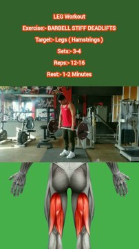 ❌ BARBELL STIFF DEADLIFTS ✔️ How can I Build My LEGS Bigger? #heermlgangaputra #naturalbodybuilding #workout #exercise #fitness #gym #muscle #training
