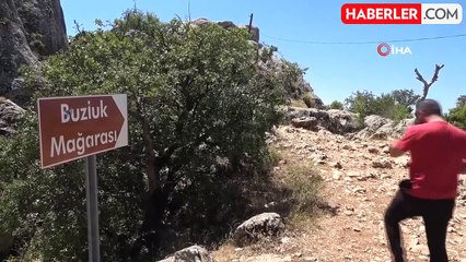 Sıcaktan bunalan vatandaşlar Buzluk mağarasına akın etti