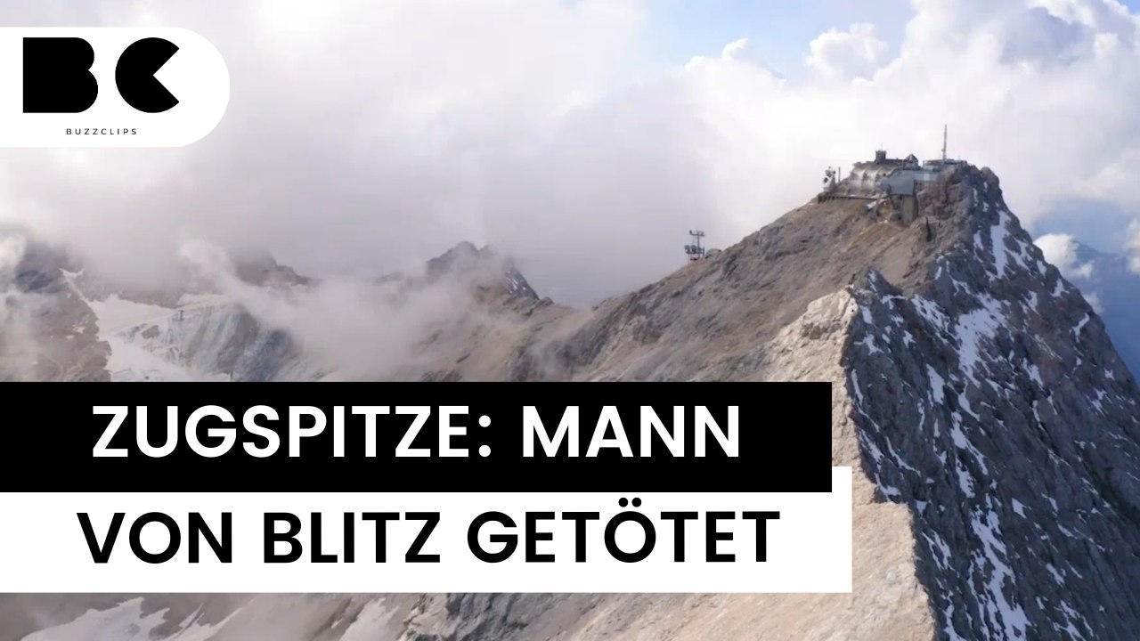 Mann stirbt nach Blitzeinschlag auf Zugspitze