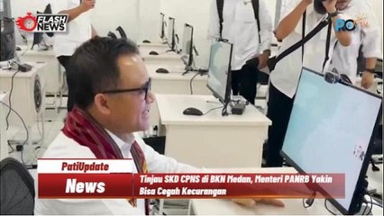 Cegah Kecurangan, Menteri PANRB Cek Kesiapan SKD CPNS di BKN Medan