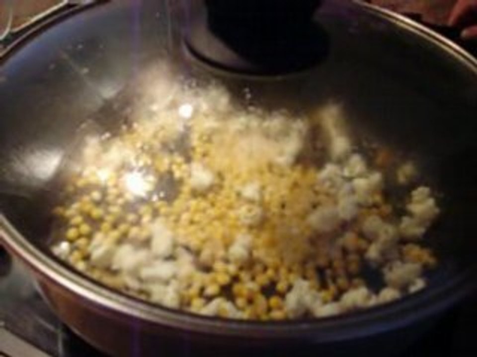 Cuisson des pop corn