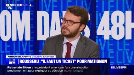 Arthur Delaporte (PS): "J'aimerais relativiser l'impasse" au sein du Nouveau Front populaire