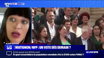 Matignon: Alma Dufour (LFI) estime qu'un "ticket n'est pas une mauvaise option"