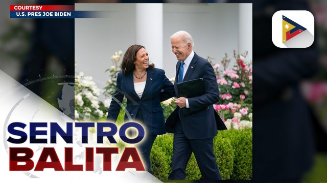 U.S. Vice Pres. Kamala Harris, inendorso ni Pres. Biden sa presidential race;