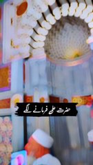 Hazrat Ali Farmane lage apne rub ke??