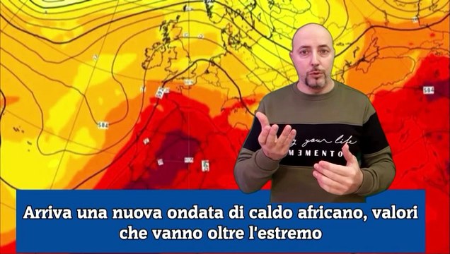 Arriva una nuova ondata di caldo africano, valori che vanno oltre l'estremo