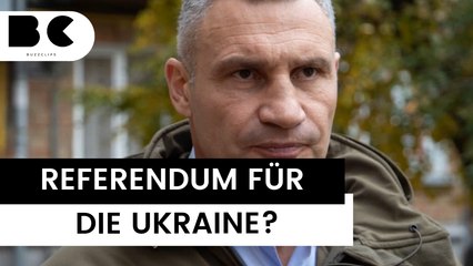 Vitali Klitschko fordert Referendum in Ukraine
