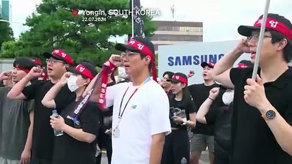 Corea del Sud, i lavoratori della Samsung Electronics in sciopero