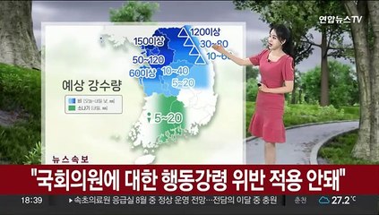 [날씨] 밤사이 수도권 극한호우…남부 내륙·제주도 폭염 계속