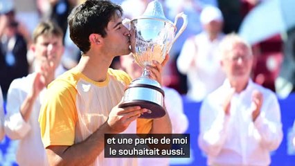 Bastad - Borges : "Une partie de moi souhaitait que Rafa gagne"