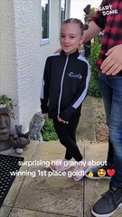 Grandma's Priceless Reaction! Granddaughter's Golden Surprise After Loss!