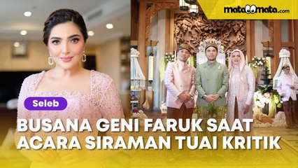 Beda Nasib dari Ashanty, Busana Geni Faruk Saat Acara Siraman Tuai Kritik Menohok