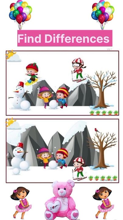 Find Differences Between Two Pictures | gaming shorts