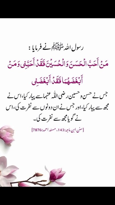 جس نے ان دونوں سے نفرت کی گویا اس نے مجھ سے نفرت کی ☹️#trending#viral#shorts#islamic#foryou#youtube