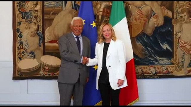 Ue, Meloni riceve il presidente del Consiglio europeo Costa