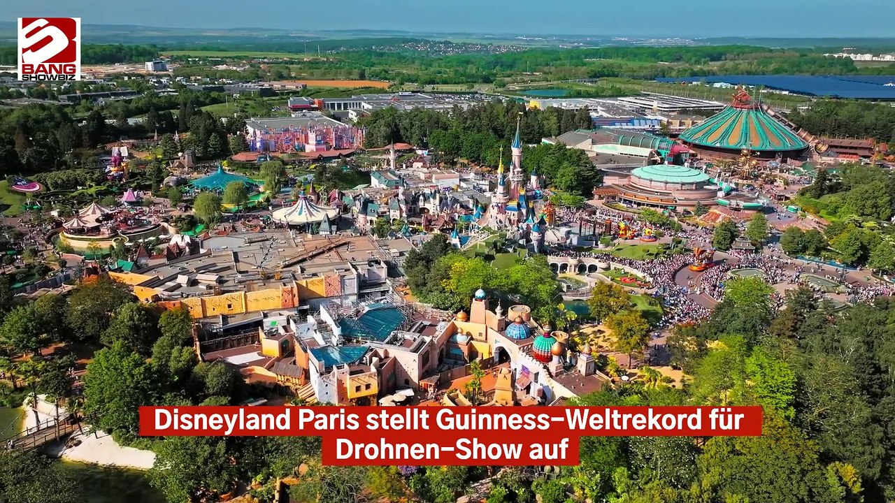 Disneyland Paris stellt Guinness-Weltrekord für Drohnen-Show auf