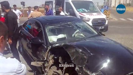 Diyarbakır’da trafik kazası: 2 yaralı
