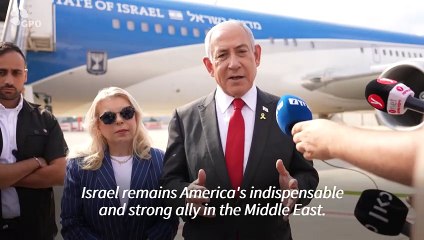 Israel's Netanyahu set to "thank" Biden during Washington visit