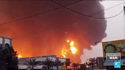 Firefighters struggle to contain blaze on Yemen port after Israeli strike