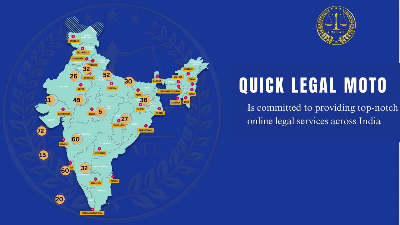 Quick Legal Moto is committed to providing top-notch online legal services across India