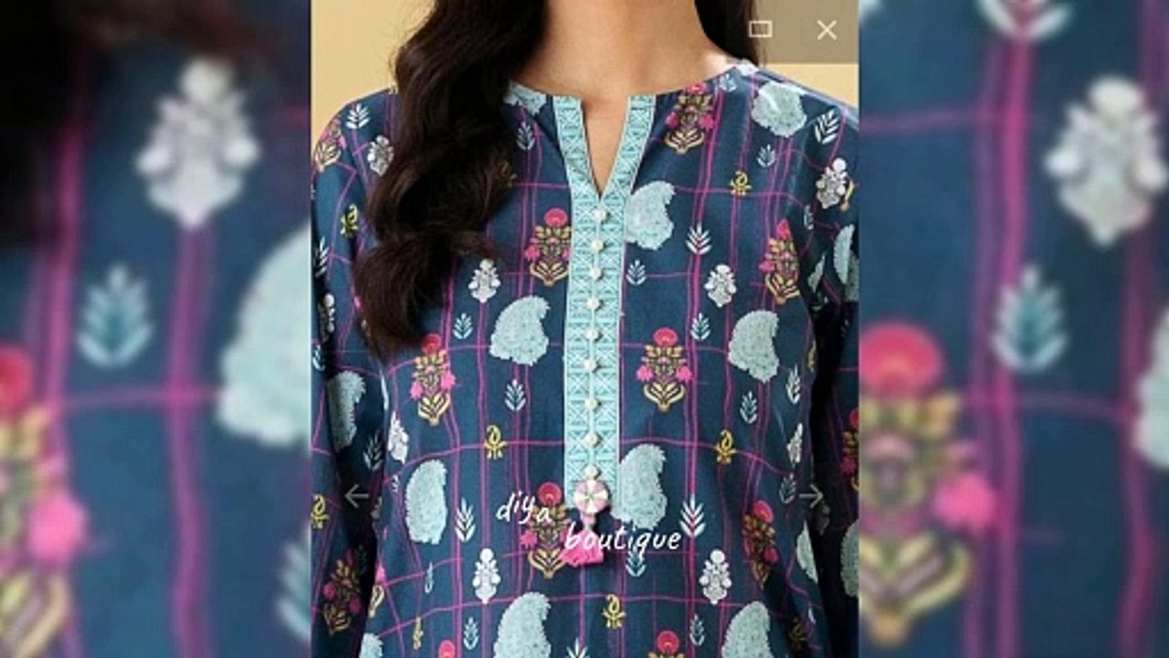 Latest Patti Neck Designs /Latest Stylish Button Patti Neck Designs /Gala Designs