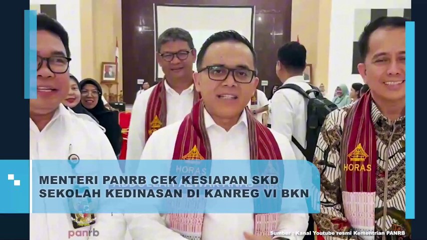 Menteri PANRB Berkunjung ke Medan untuk Kesiapan Cek Sekolah Kedinasan di Kanreg VI BKN