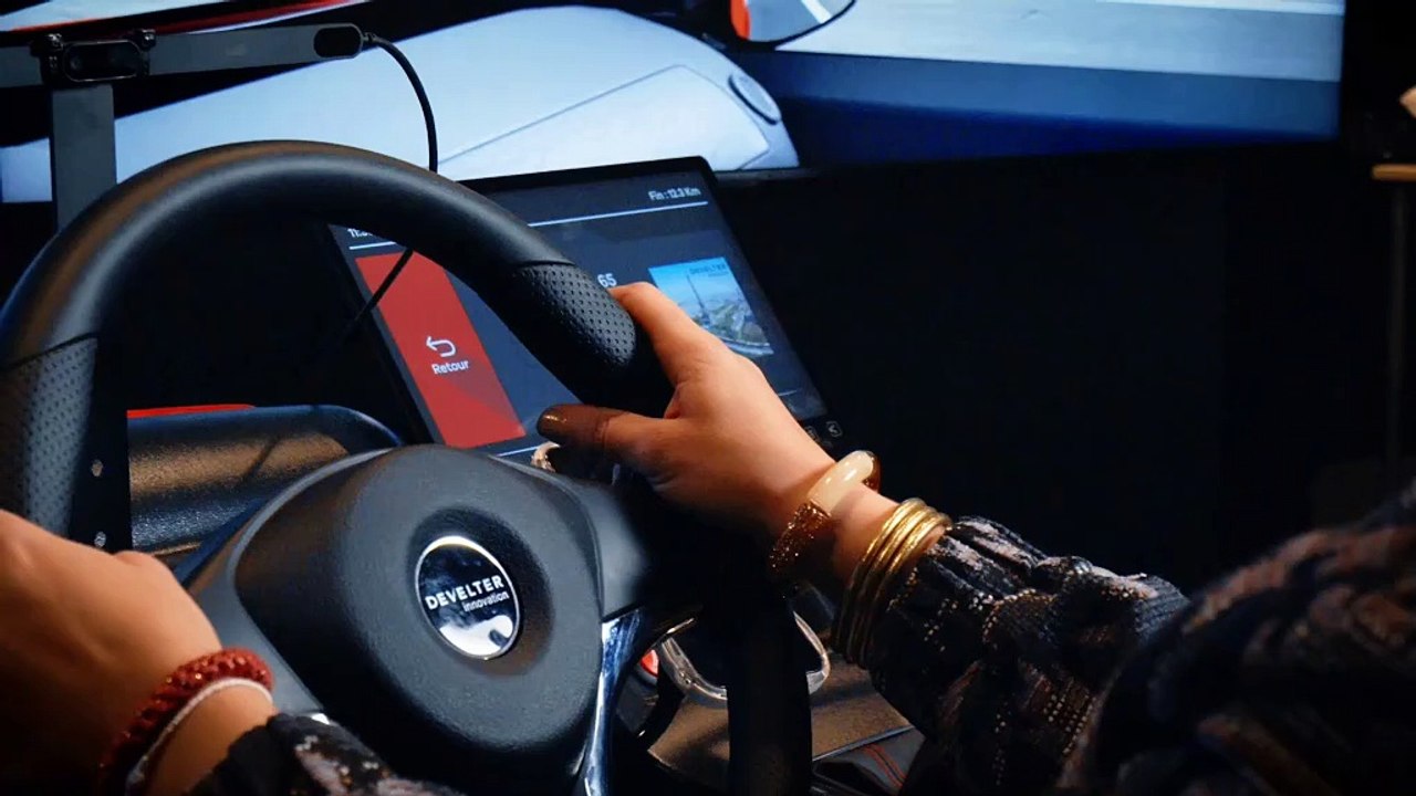 Simulation distracteurs au volant Ecart de conduite