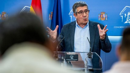 VÍDEO | Patxi López: "Es una cacería; quieren ganar en el tribunal lo que no consiguieron en las urnas"