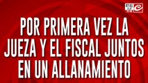 Caso Loan: la jueza y el fiscal estuvieron juntos en un allanamiento