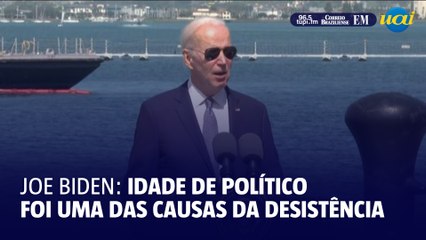 Idade de Biden foi um dos motivos de sua desistência