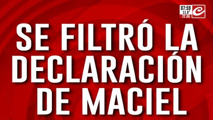 Caso Loan: se filtró la declaración del excomisario Walter Maciel