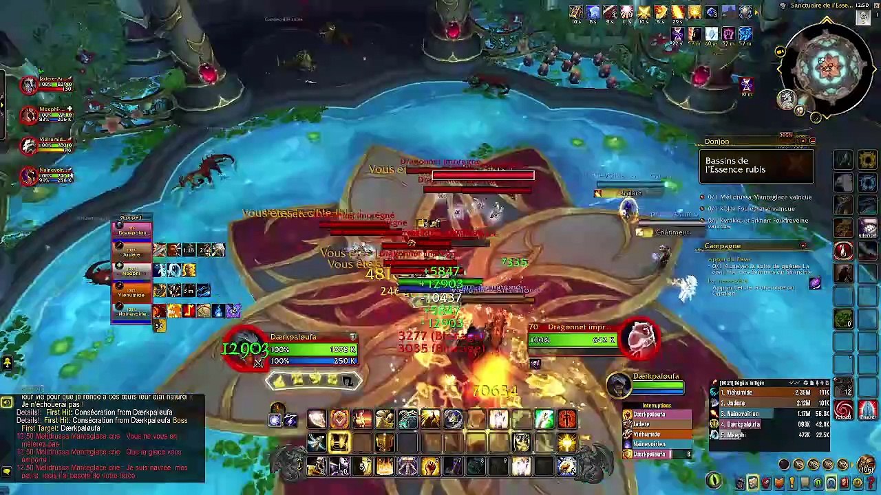 [WoW DF] Bassin de l'essence Rubis Paladin Tank