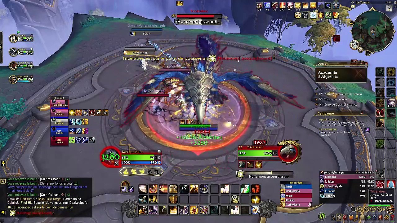 [WoW DF] Academie algethar  Paladin Tank