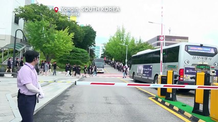 اعتصاب و تظاهرات صدها کارگر شرکت سامسونگ به سبک کره‌ای