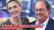 Julie Gayet : son message au propriétaire du scooter qui a révélé son couple avec François Hollande