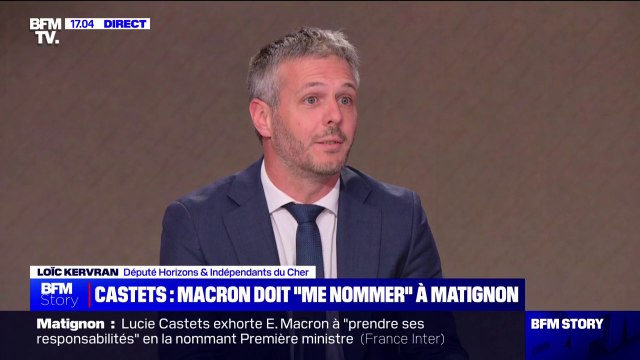 Lucie Castets choisie par le NFP pour Matignon: La vraie question n'est pas tellement le nom (...), mais quel programme avec quels députés? , interroge Loïc Kervan (Horizons)