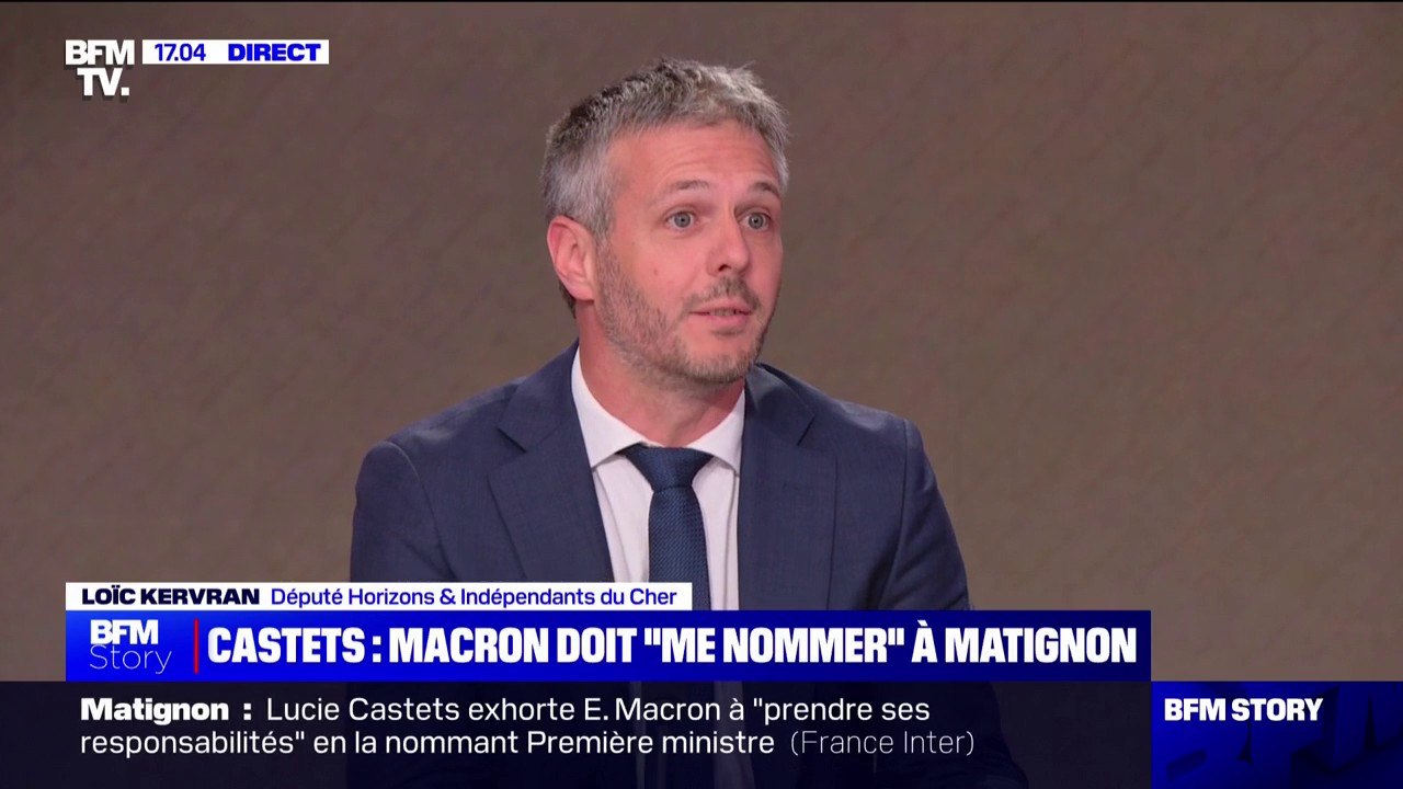 Lucie Castets choisie par le NFP pour Matignon:  "La vraie question n'est pas tellement le nom (...), mais quel programme avec quels députés?", interroge Loïc Kervan (Horizons)