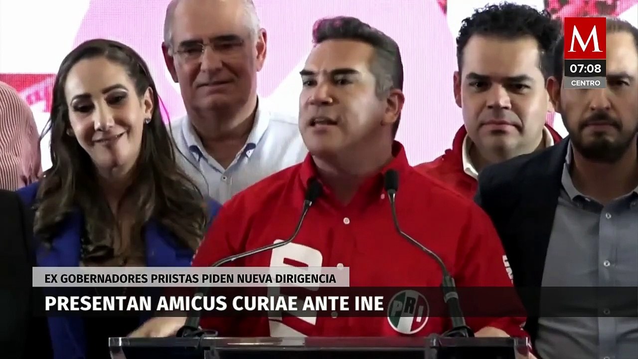 Exgobernadores priistas presentan amicus curiae ante el INE; piden nueva dirigencia