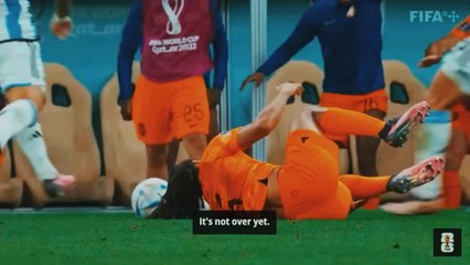 Van dijk against  argentina