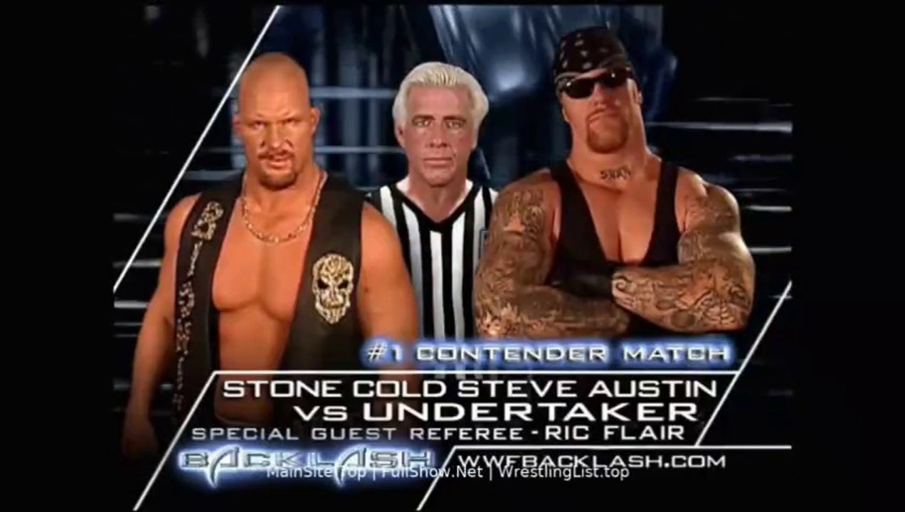 WWF Backlash 2002 - The Undertaker vs Stone Cold Steve Austin (#1 Contender's Match)