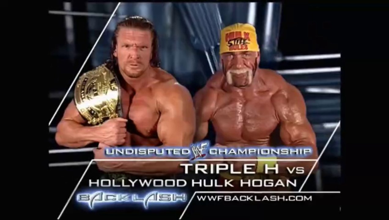 WWF Backlash 2002 - Hollywood Hulk Hogan vs Triple H (Undisputed WWF Championship)