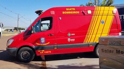 Trabalhador é atingido por caixa em empresa de energia solar na BR-467 em Cascavel