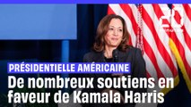 Présidentielle américaine : Vague de soutien en faveur de Kamala Harris