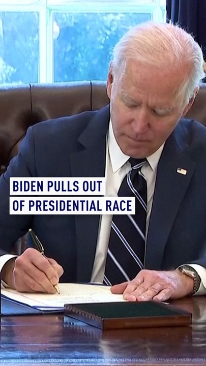 Biden pulls out of presidential race, clears way for VP Harris
