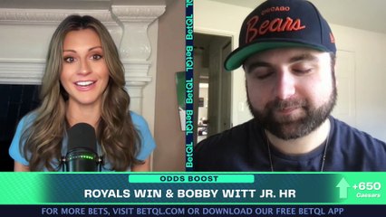 BetQL Boost of the Day: Insights on Royals & Bobby Witt Jr.