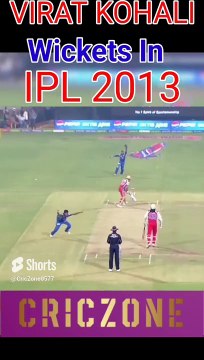 Wickets Of Virat Kohli In IPL 2013 । विराट कोहली आउट होते हुए IPL 2013 में। Part 1।