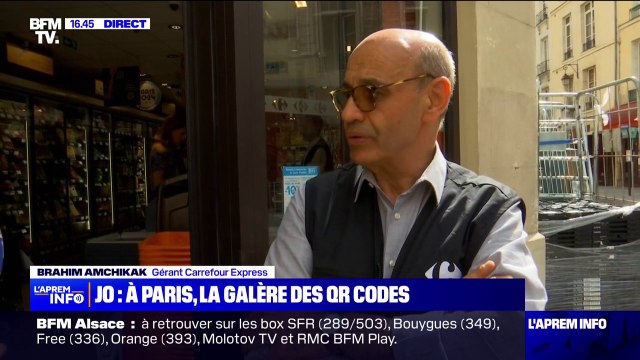 On perd beaucoup de produits frais : Les commerçants de l'île Saint-Louis confrontés à une pénurie de clients en raison de l'application des QR codes pour les Jeux olympiques